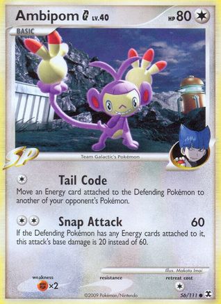 Ambipom G 056 - Reverse Holofoil Rising Rivals - Common