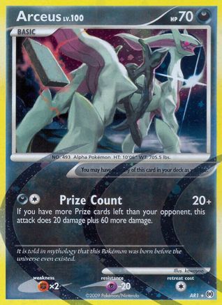 Arceus (AR1) AR1 - Holofoil Arceus - Holo Rare