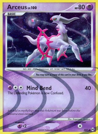 Arceus (AR7) AR7 - Holofoil Arceus - Holo Rare