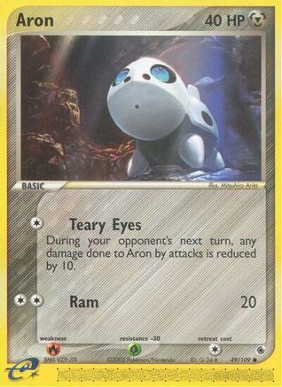 Aron 049/109 - Reverse Holofoil Ruby and Sapphire - Common