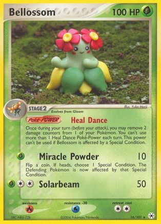 Bellossom 016/101 - Reverse Holofoil Hidden Legends - Rare