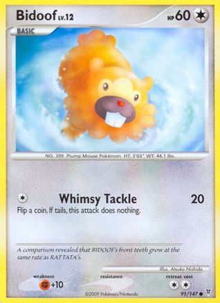 Bidoof 091 Supreme Victors - Common
