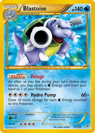 Blastoise 137 - Holofoil Plasma Storm - Secret Rare