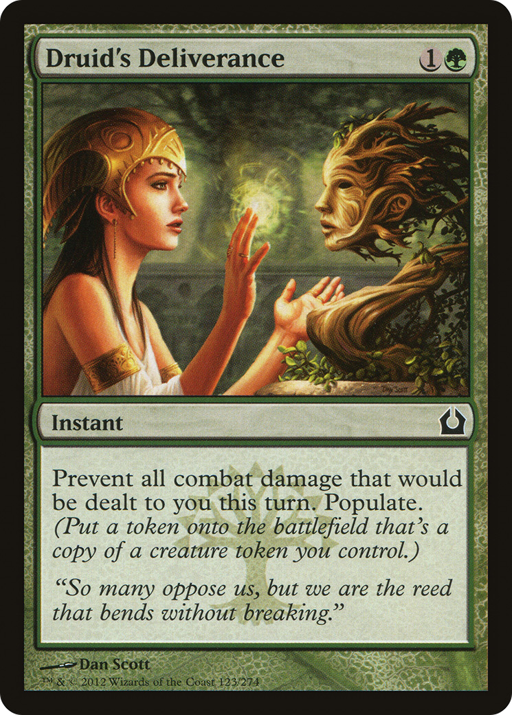 Druid's Deliverance (RTR-123) - Return to Ravnica Foil