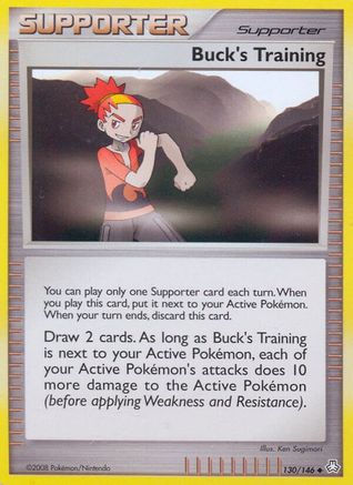 Buck's Training 130/146 - Reverse Holofoil Legends Awakened - Uncommon