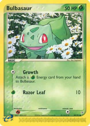 Bulbasaur 039/95 - Reverse Holofoil Team Magma vs Team Aqua - Common
