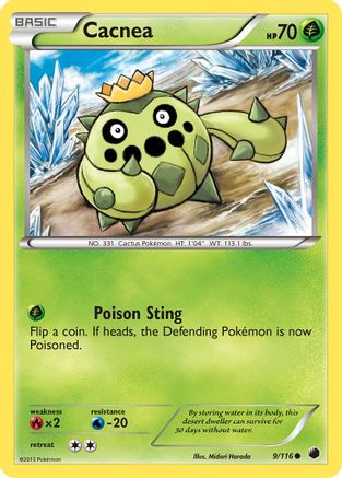 Cacnea 009 - Reverse Holofoil Plasma Freeze - Common