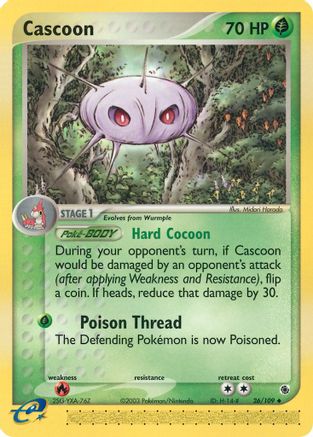 Cascoon 026 Ruby and Sapphire - Uncommon