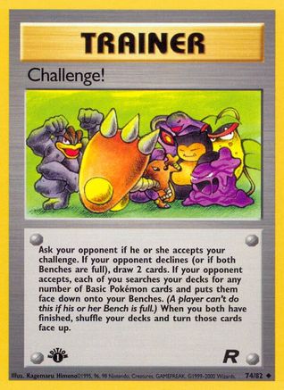 Challenge! 074/82 - Unlimited Team Rocket - Uncommon