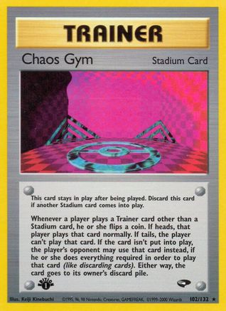 Chaos Gym 102/132 - Unlimited Gym Challenge - Rare