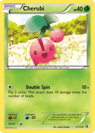Cherubi 004 - Reverse Holofoil Legendary Treasures - Uncommon