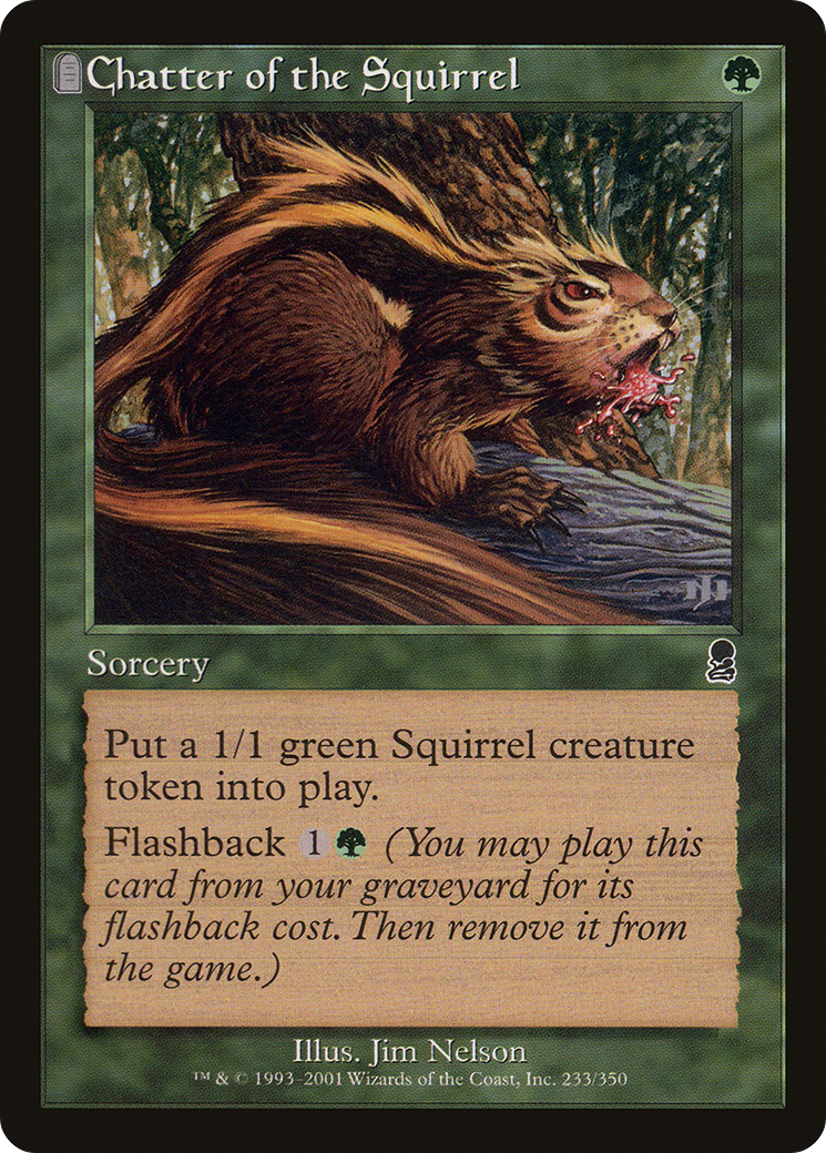 Chatter of the Squirrel (ODY-233) - Odyssey: (tombstone)