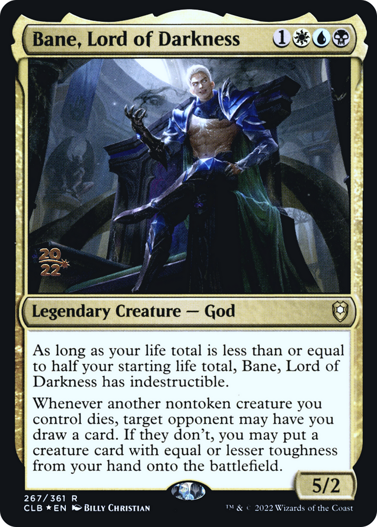 Bane, Lord of Darkness (PRE-267S) - Battle for Baldur's Gate Promos Foil