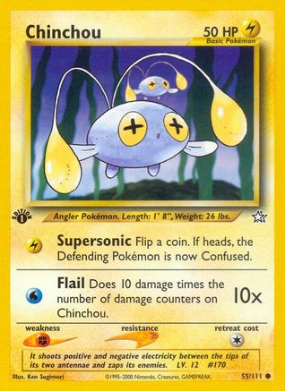 Chinchou 055/111 - Unlimited Neo Genesis - Common