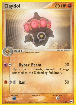 Claydol 031/101 Hidden Legends - Uncommon