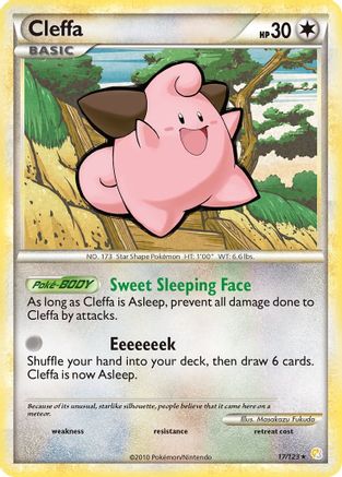 Cleffa 017 HeartGold SoulSilver - Rare