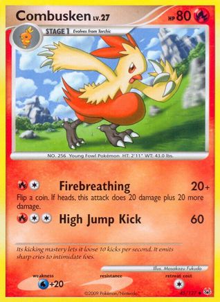 Combusken 045 Platinum - Uncommon