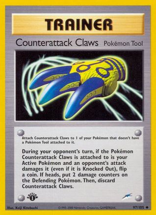Counterattack Claws 097/105 - 1st Edition Neo Destiny - Uncommon