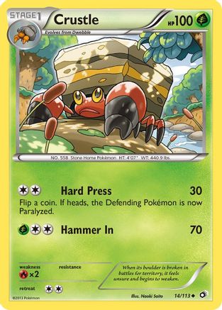 Crustle 014 Legendary Treasures - Uncommon