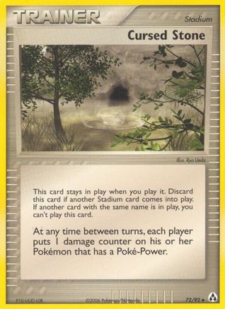 Cursed Stone 072/92 Legend Maker - Uncommon