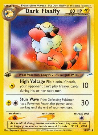 Dark Flaaffy 034/105 - Unlimited Neo Destiny - Uncommon