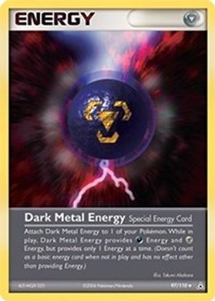 Dark Metal Energy 097/110 Holon Phantoms - Uncommon