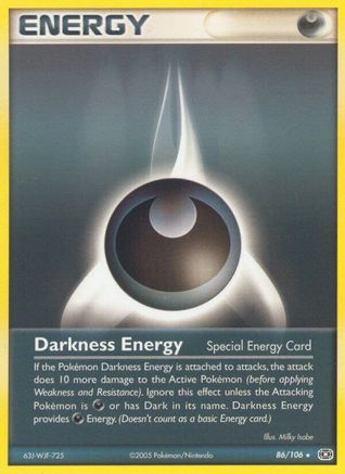 Darkness Energy (Special) 086 - Reverse Holofoil Emerald - Rare