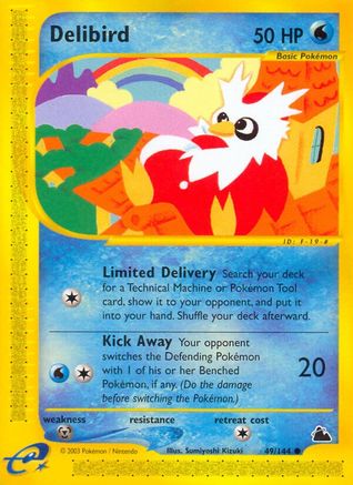 Delibird 049 - Reverse Holofoil Skyridge - Common