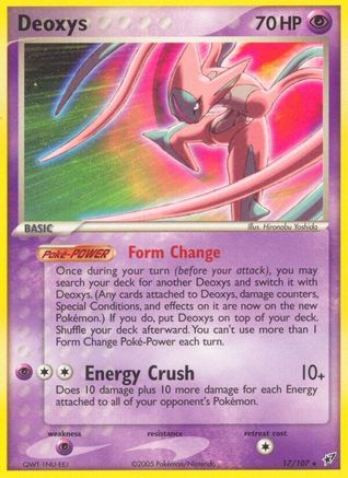 Deoxys (Attack Forme) 017 Deoxys - Rare