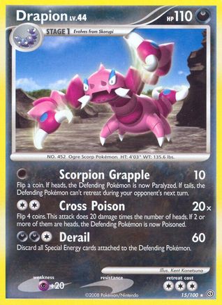 Drapion 015 Stormfront - Rare