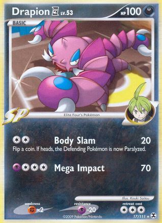 Drapion E4 017 - Reverse Holofoil Rising Rivals - Rare