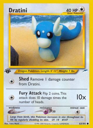 Dratini 063/105 - Unlimited Neo Destiny - Common