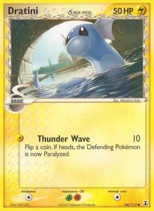 Dratini 066/113 - Reverse Holofoil Delta Species - Common