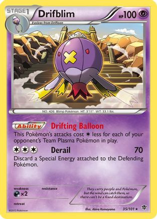 Drifblim 035 Plasma Blast - Rare