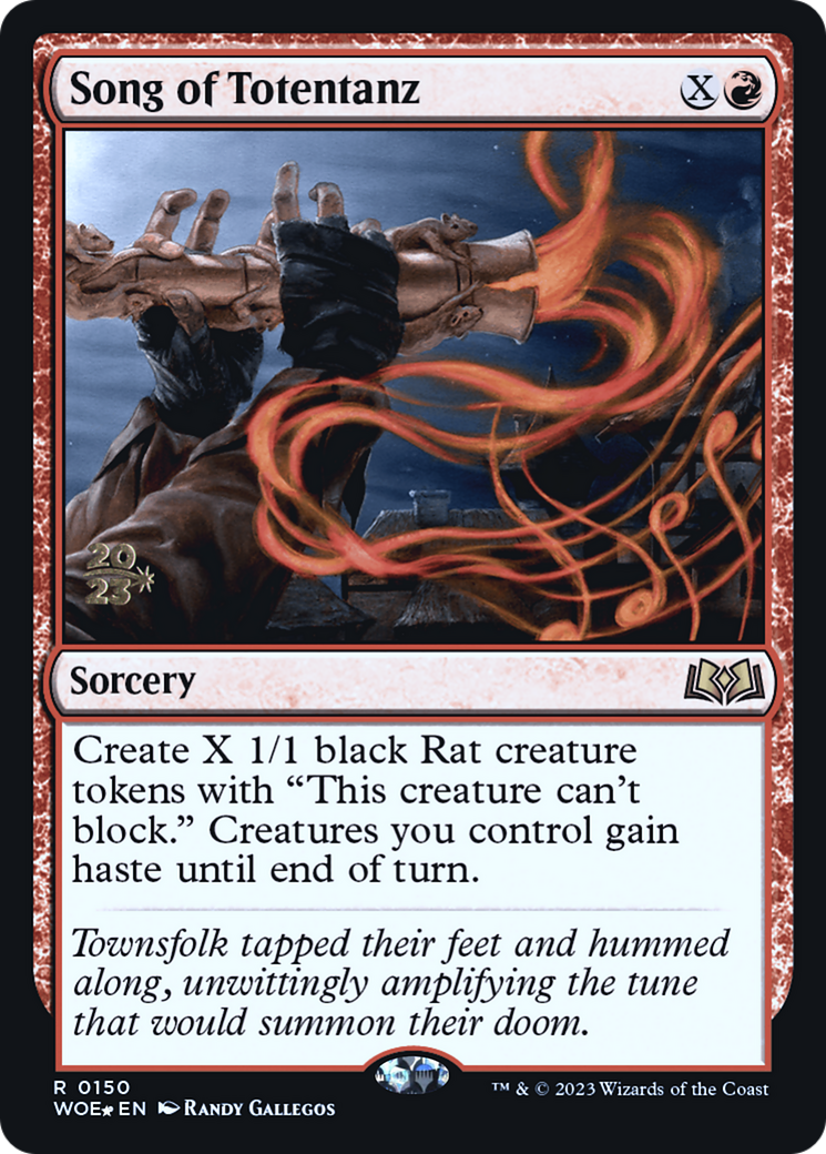 Song of Totentanz (PRE-150S) - Wilds of Eldraine Promos Foil
