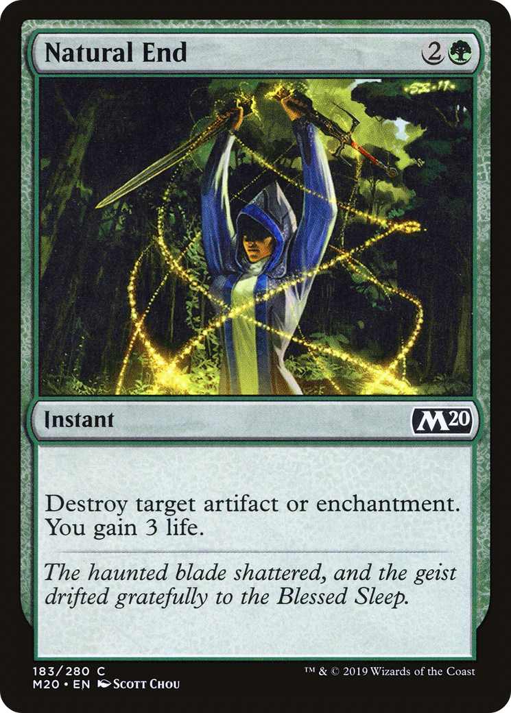 Natural End (M20-183) - Core Set 2020 Foil