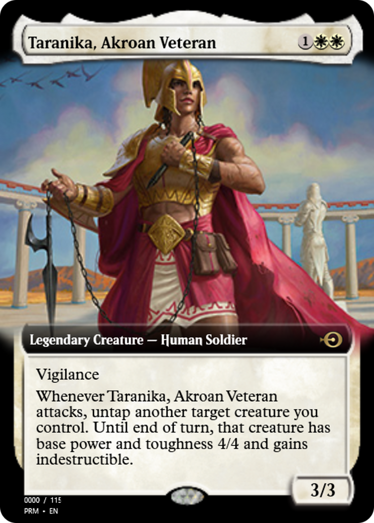 Taranika, Akroan Veteran (PRM-79975) - Magic Online Promos