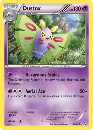 Dustox 047 - Reverse Holofoil Dragons Exalted - Rare