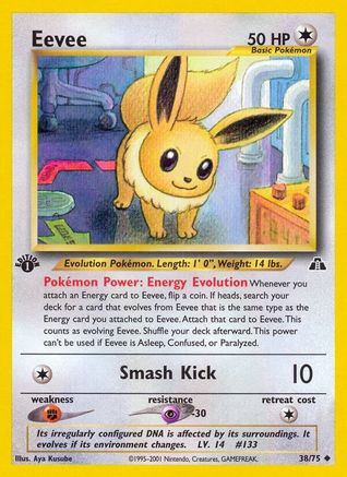 Eevee 038/75 - Unlimited Neo Discovery - Uncommon