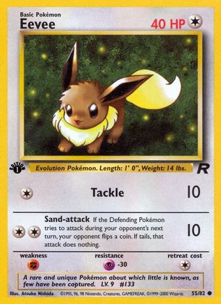Eevee 055/82 - Unlimited Team Rocket - Common