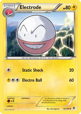 Electrode 052 - Reverse Holofoil Boundaries Crossed - Uncommon