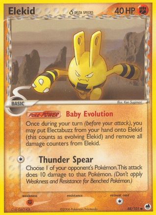 Elekid (Delta Species) 048/101 Dragon Frontiers - Common