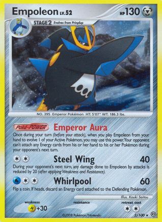 Empoleon 002 - Holofoil Stormfront - Holo Rare