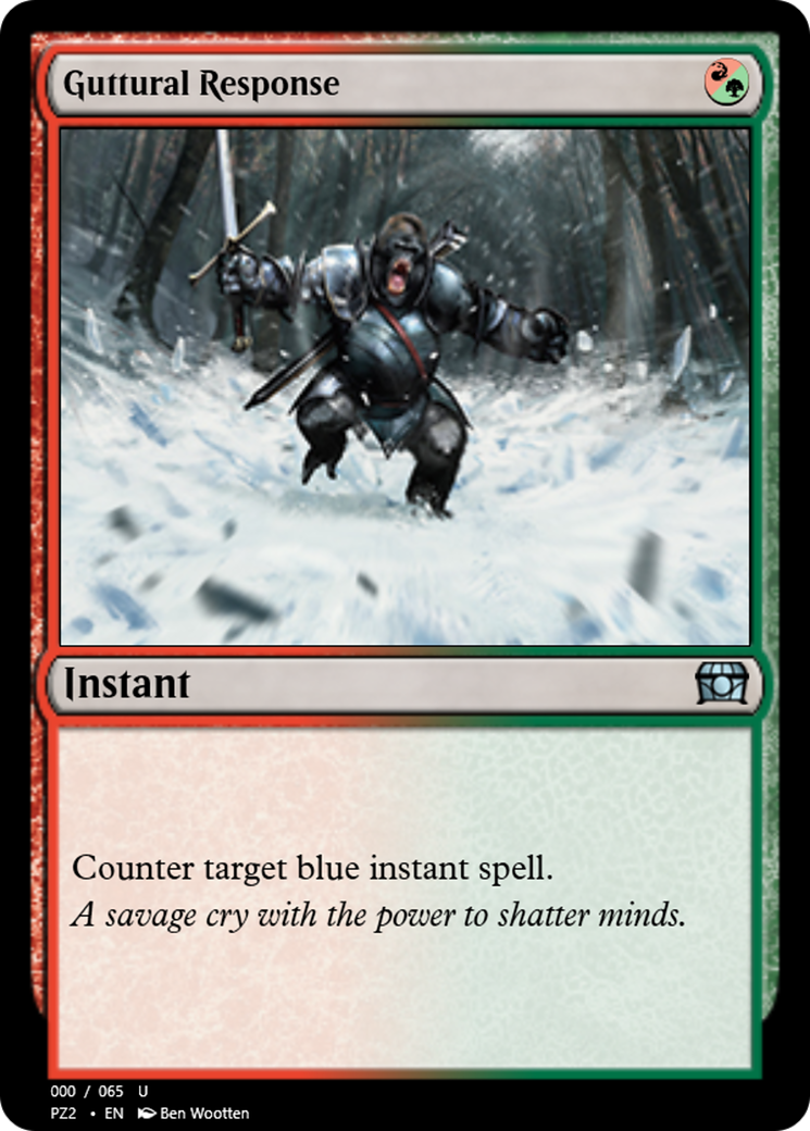 Guttural Response (PZ2-65845) - Treasure Chest Foil