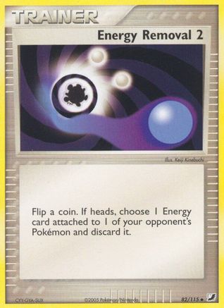 Energy Removal 2 082 - Reverse Holofoil Unseen Forces - Uncommon