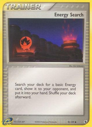 Energy Search 090/109 - Reverse Holofoil Ruby and Sapphire - Common