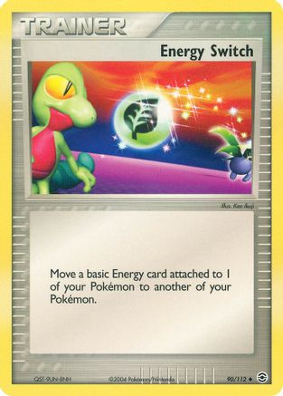 Energy Switch 090 - Reverse Holofoil FireRed & LeafGreen - Uncommon