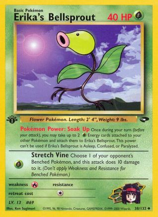 Erika's Bellsprout 038/132 - Unlimited Gym Challenge - Uncommon