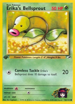 Erika's Bellsprout (76) 076/132 - Unlimited Gym Heroes - Common