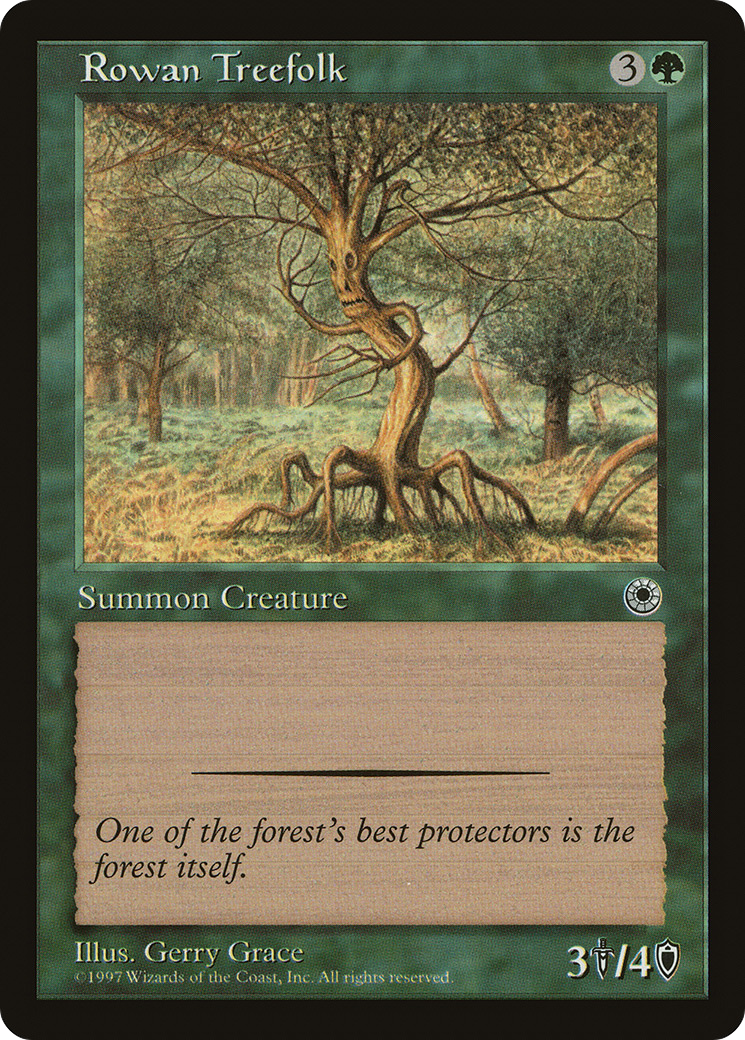 Rowan Treefolk (POR-) - Portal